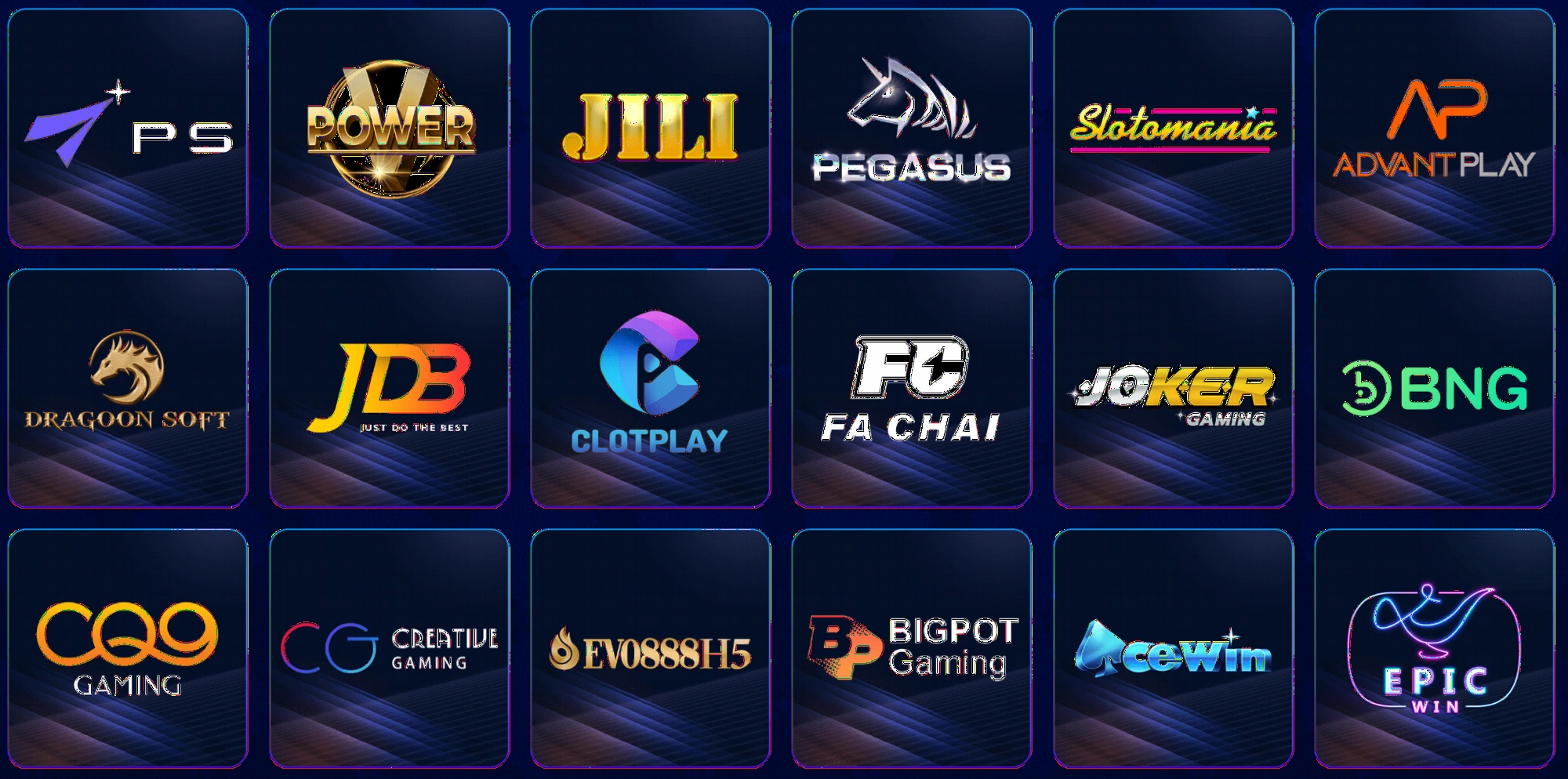 TrueBlue Bets Software Providers